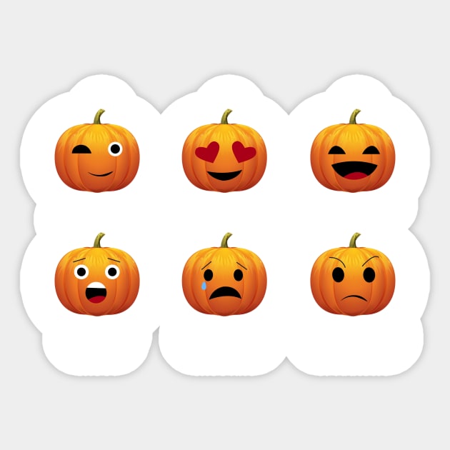 I Like Archery Funny Pumpkin Halloween Costume Sticker by ValentinkapngTee